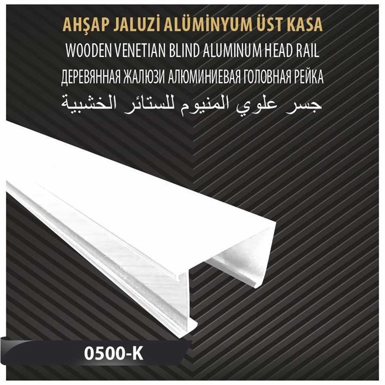 AHŞAP JALUZİ ALÜMİNYUM ÜST KASA