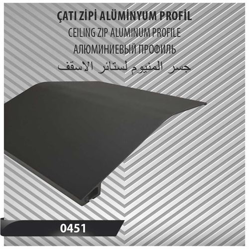 ÇATI ZİPİ ALÜMİNYUM PROFİL 