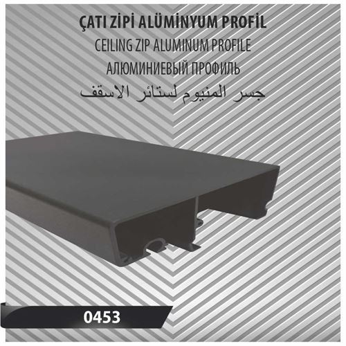 ÇATI ZİPİ ALÜMİNYUM PROFİL 
