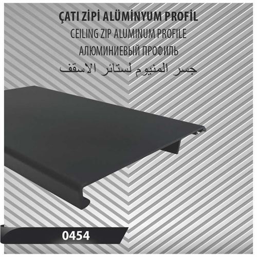 ÇATI ZİPİ ALÜMİNYUM PROFİL 