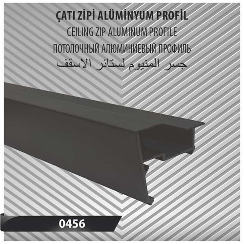 ÇATI ZİPİ ALÜMİNYUM PROFİL 