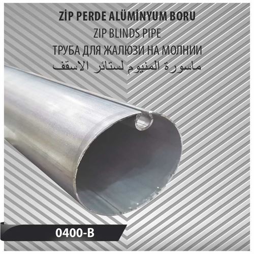 ZİP PERDE ALÜMİNYUM BORU 