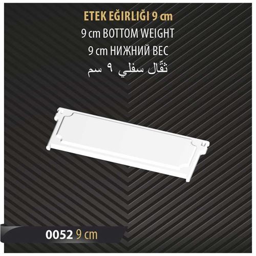 9 MM ETEK AĞIRLIĞI 