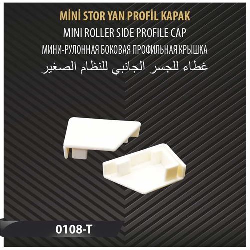 MİNİ STOR YAN PROFİL KAPAK 