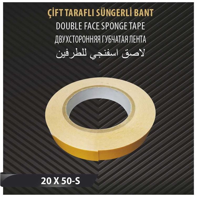 ÇİFT TARAFLI SÜNGERLİ BANT