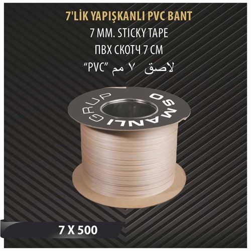 7'LİK YAPIŞKANLI PVC BANT 