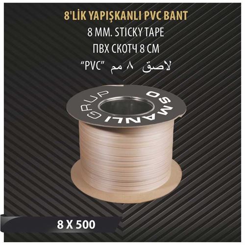 8'LİK YAPIŞKANLI PVC BANT 