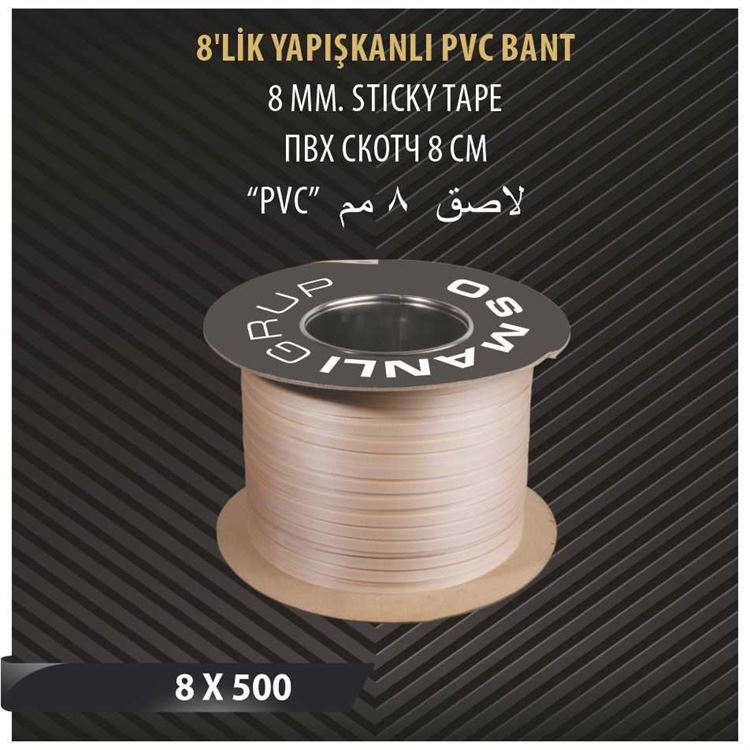 8'LİK YAPIŞKANLI PVC BANT