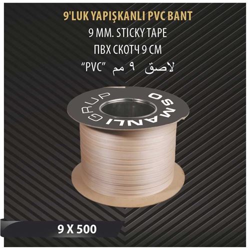 9'LUK YAPIŞKANLI PVC BANT 
