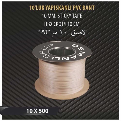 10'LUK YAPIŞKANLI PVC BANT 