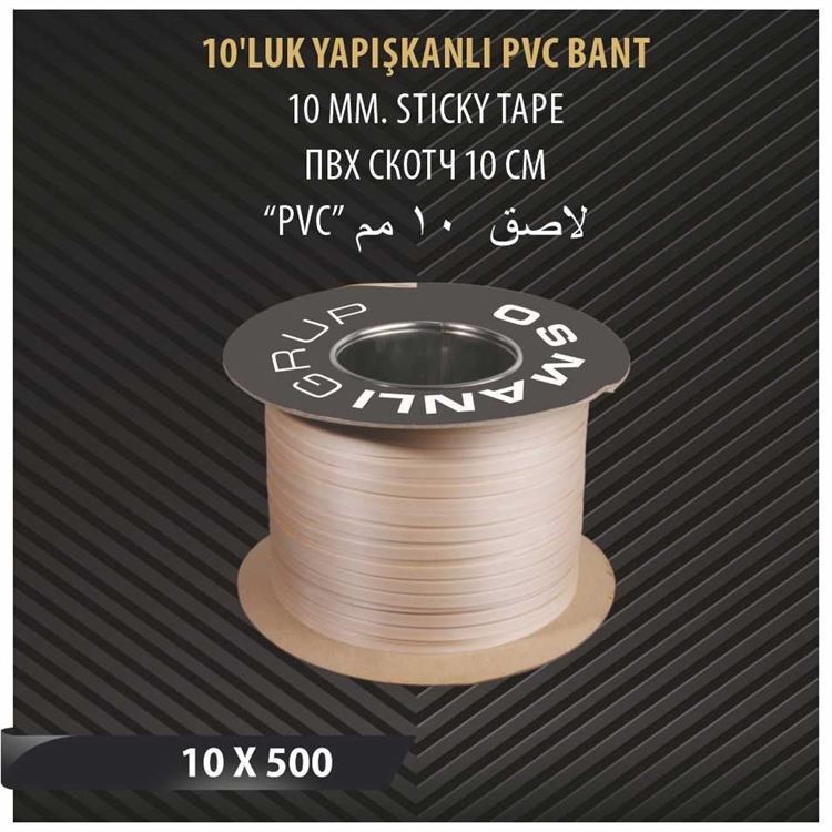 10'LUK YAPIŞKANLI PVC BANT