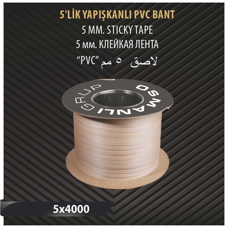 5'LİK YAPIŞKANLI PVC BANT