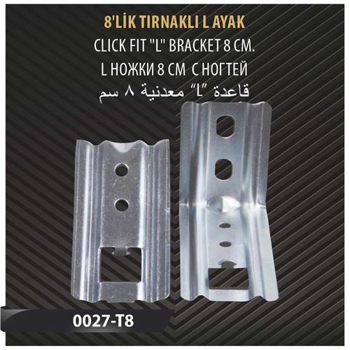 8'LİK TIRNAKLI L AYAK 