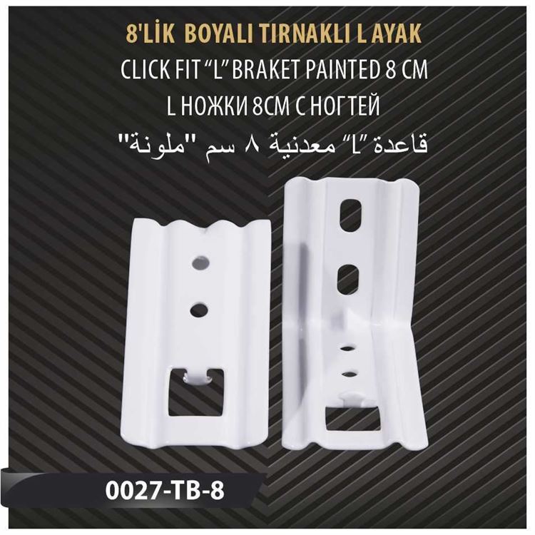 8LİK L AYAK BOYALI