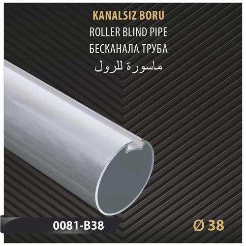38LİK KANALSIZ BORU 