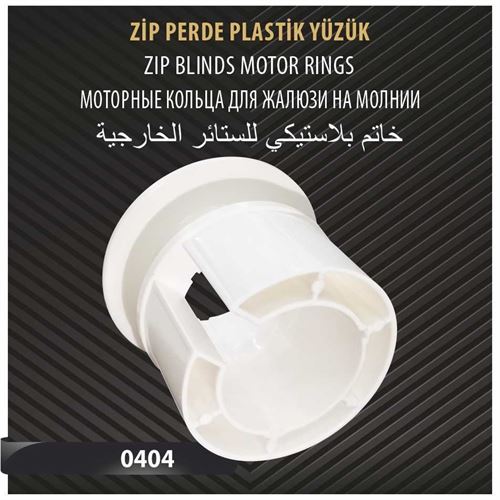 ZİP PERDE PLATİK YÜZÜK 