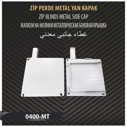 ZİP PERDE METAL YAN KAPAK 