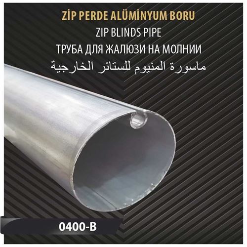 ZİP PERDE ALÜMİNYUM BORU 